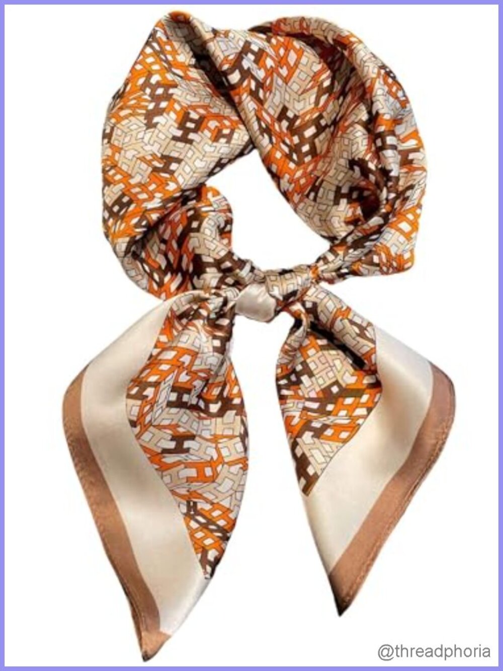 Women's Silk Satin Hair Bandana Scarf Lightweight Neck Scarf Head Wrap